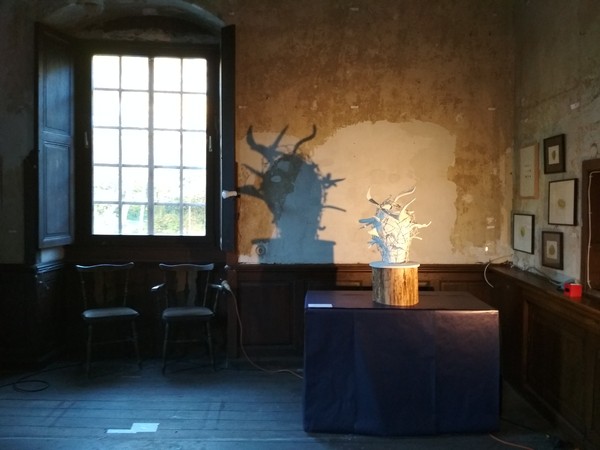 Foto: Projekt "Mit Droste im Glashaus" auf Schloss Senden, © Droste-Forschungsstelle
