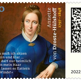 Sonderbriefmarke mit Droste