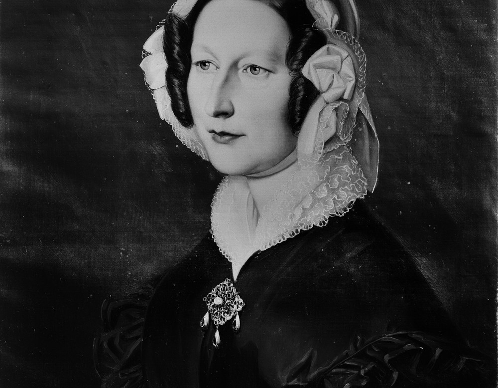 Bild 9: Schwester Jenny von Laßberg (geb. von Droste-Hülshoff), Leonhard Hohbach, um 1848, © LWL-DLBW