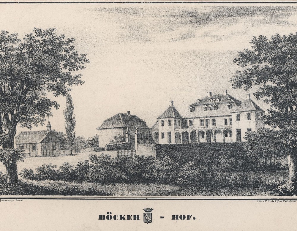 Bild 5: Bökerhof, Lithographie, © LWL-DLBW