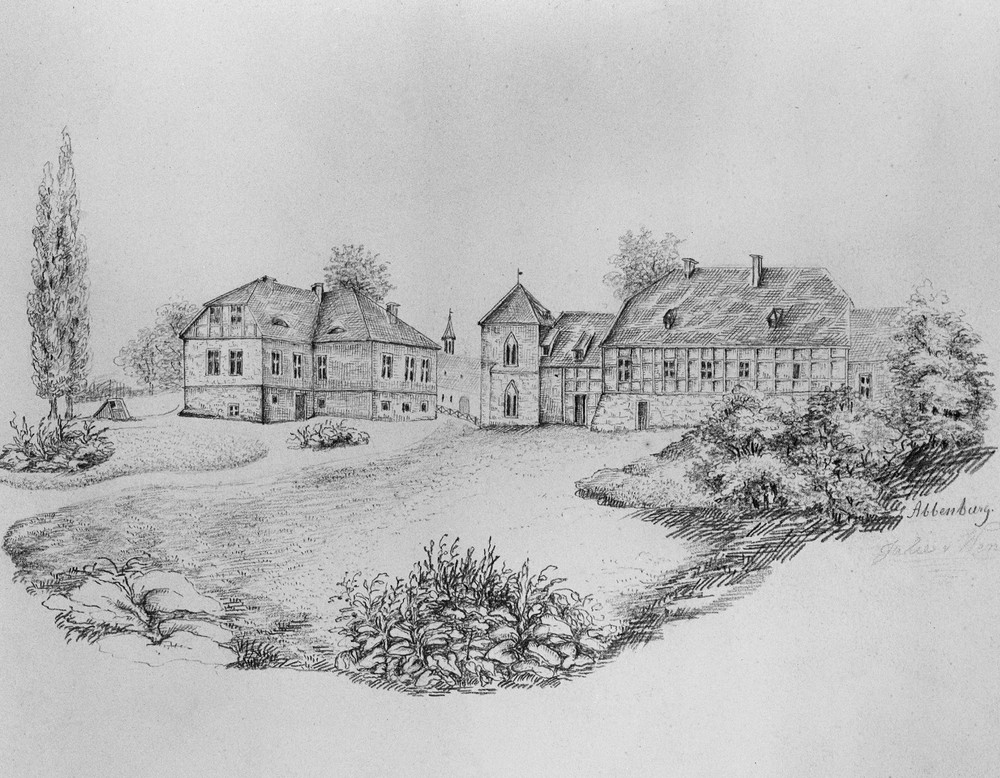 Bild 14: Zeichnung Abbenburg, © LWL-DLBW