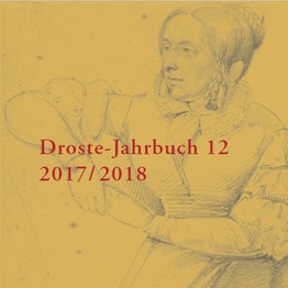 Cover der Publikation "Droste-Jahrbuch 12" mit einem Gemälde der Autorin Annette von Droste-Hülshoff