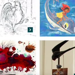 Screenshot der Startseite der Ausstellung "Archivierte Tiere"
